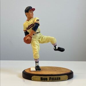 Cleveland Indians Bob Feller  Figurine with Yellow Uniform